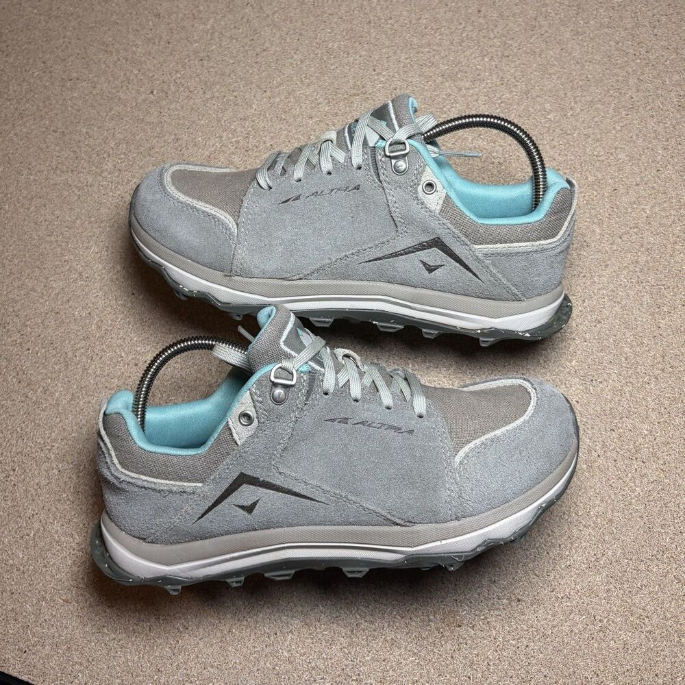 Altra Lone Peak 6 Shoes Womens Size 7 Blue Trail Running MaxTrac Ego
